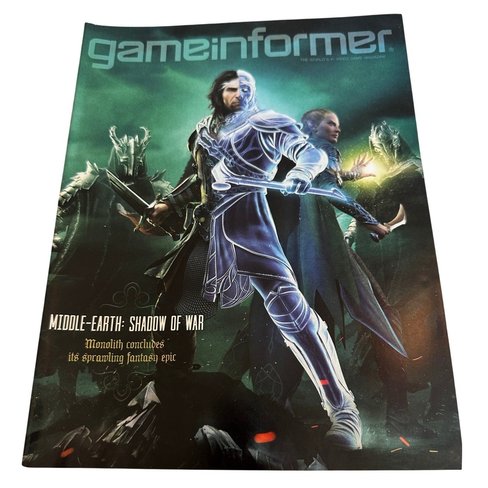 Game Informer Issue 294 October 2017 Middle-Earth Shadow of War Cover Story
